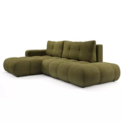 Schlafsofa mit Stauraum TRURO 1 - oliv, linke Ecke
