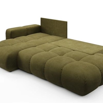 Schlafsofa mit Stauraum TRURO 1 - oliv, linke Ecke