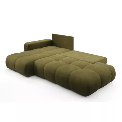 Schlafsofa mit Stauraum TRURO 1 - oliv, linke Ecke