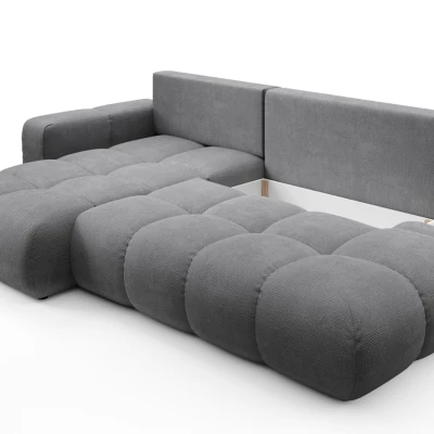 Schlafsofa mit Stauraum TRURO 1 - grau 1, linke Ecke