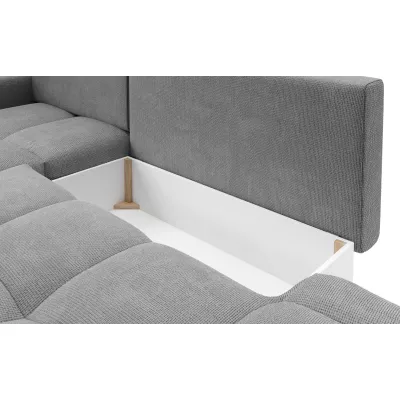 Schlafsofa mit Stauraum TRURO 1 - grau 1, linke Ecke