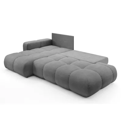 Schlafsofa mit Stauraum TRURO 1 - grau 1, linke Ecke