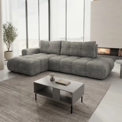 Schlafsofa mit Stauraum TRURO 1 - grau 1, linke Ecke