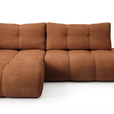 Schlafsofa mit Stauraum TRURO 1 - Ziegelstein, linke Ecke