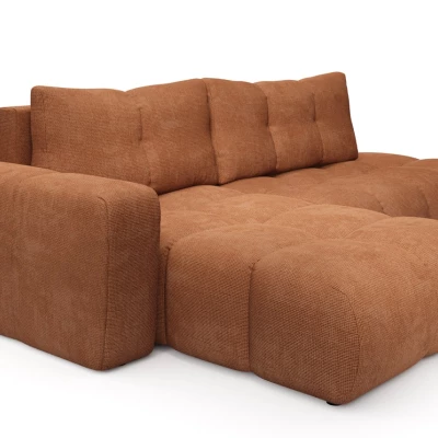 Schlafsofa mit Stauraum TRURO 1 - Ziegelstein, linke Ecke