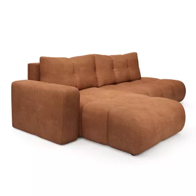 Schlafsofa mit Stauraum TRURO 1 - Ziegelstein, linke Ecke
