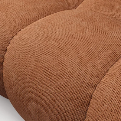 Schlafsofa mit Stauraum TRURO 1 - Ziegelstein, linke Ecke