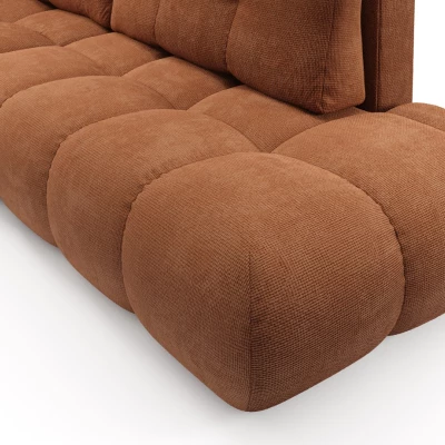 Schlafsofa mit Stauraum TRURO 1 - Ziegelstein, linke Ecke
