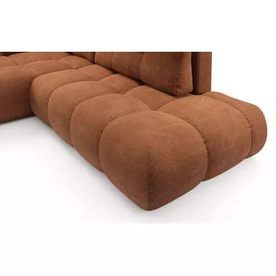 Schlafsofa mit Stauraum TRURO 1 - Ziegelstein, linke Ecke