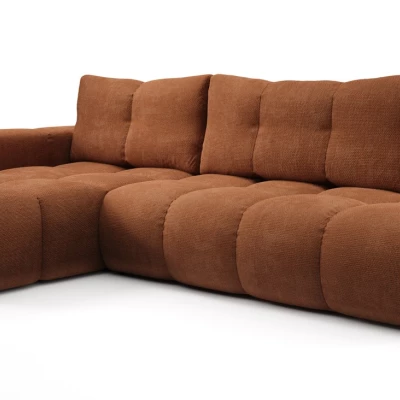 Schlafsofa mit Stauraum TRURO 1 - Ziegelstein, linke Ecke