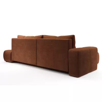 Schlafsofa mit Stauraum TRURO 1 - Ziegelstein, linke Ecke