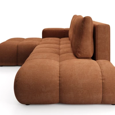Schlafsofa mit Stauraum TRURO 1 - Ziegelstein, linke Ecke
