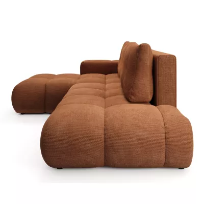 Schlafsofa mit Stauraum TRURO 1 - Ziegelstein, linke Ecke
