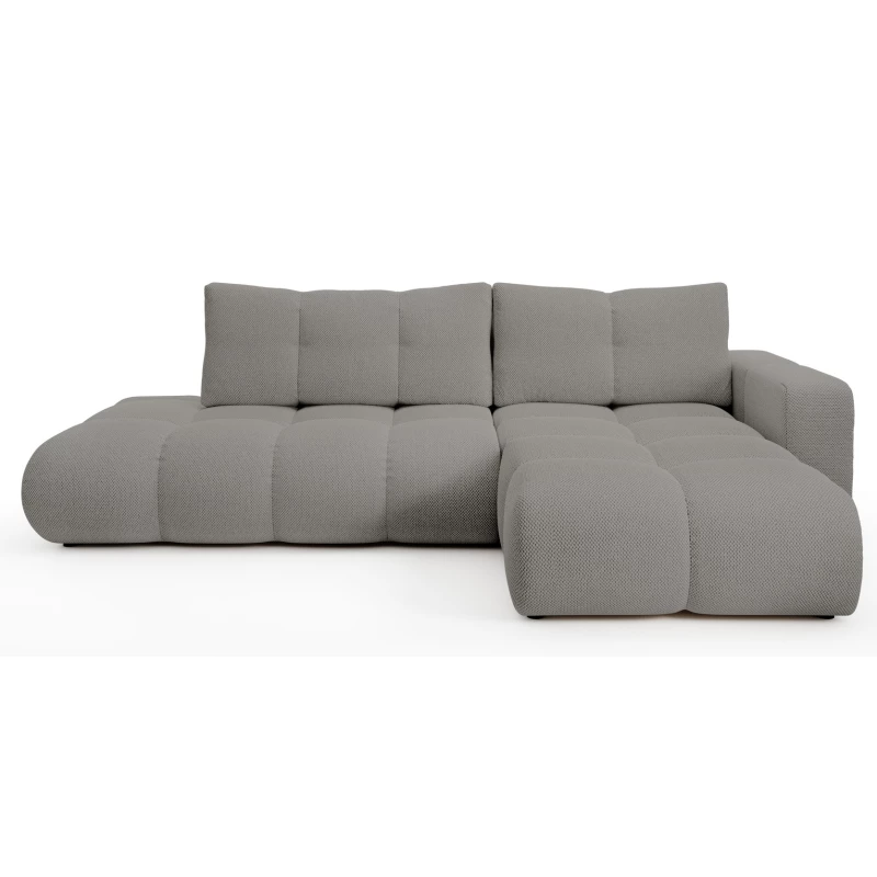 Schlafsofa mit Stauraum TRURO 1 - grau 2, rechte Ecke