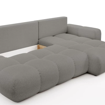 Schlafsofa mit Stauraum TRURO 1 - grau 2, rechte Ecke