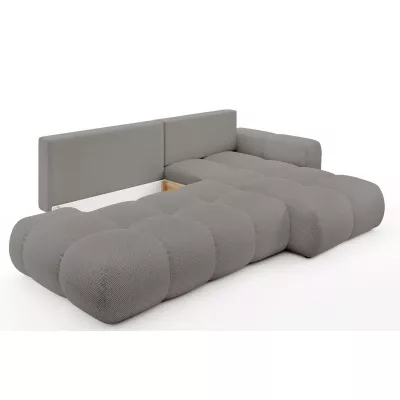 Schlafsofa mit Stauraum TRURO 1 - grau 2, rechte Ecke