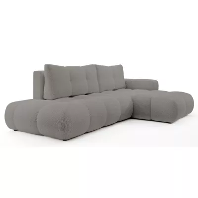 Schlafsofa mit Stauraum TRURO 1 - grau 2, rechte Ecke