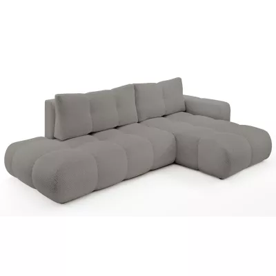 Schlafsofa mit Stauraum TRURO 1 - grau 2, rechte Ecke