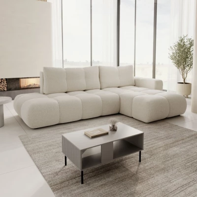 Schlafsofa mit Stauraum TRURO 1 – hellbeige 1, rechte Ecke