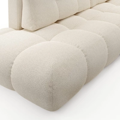 Schlafsofa mit Stauraum TRURO 1 – hellbeige 1, rechte Ecke