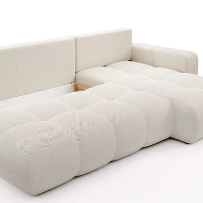 Schlafsofa mit Stauraum TRURO 1 – hellbeige 1, rechte Ecke