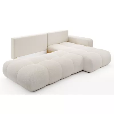Schlafsofa mit Stauraum TRURO 1 – hellbeige 1, rechte Ecke