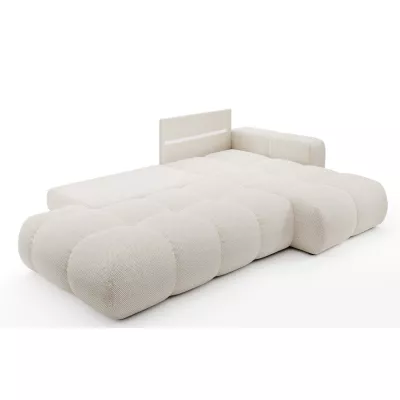 Schlafsofa mit Stauraum TRURO 1 – hellbeige 1, rechte Ecke