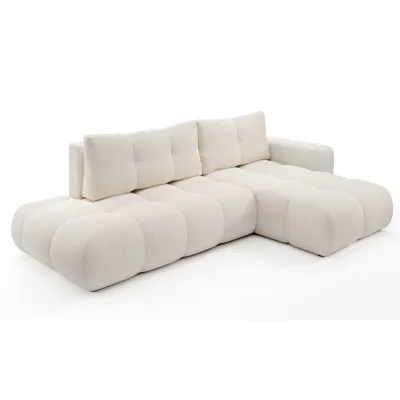 Schlafsofa mit Stauraum TRURO 1 – hellbeige 1, rechte Ecke