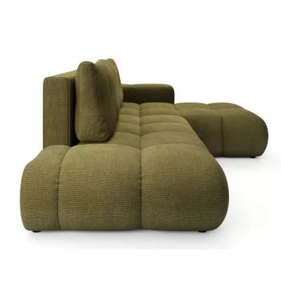 Schlafsofa mit Stauraum TRURO 1 - oliv, rechte Ecke