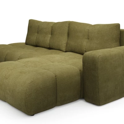 Schlafsofa mit Stauraum TRURO 1 - oliv, rechte Ecke
