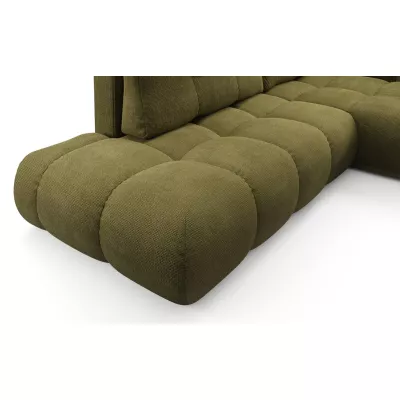 Schlafsofa mit Stauraum TRURO 1 - oliv, rechte Ecke