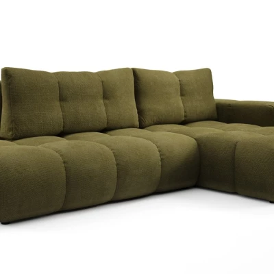 Schlafsofa mit Stauraum TRURO 1 - oliv, rechte Ecke