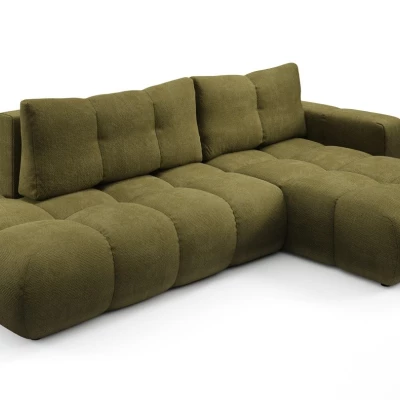 Schlafsofa mit Stauraum TRURO 1 - oliv, rechte Ecke