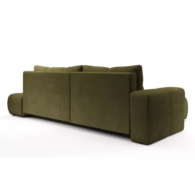 Schlafsofa mit Stauraum TRURO 1 - oliv, rechte Ecke