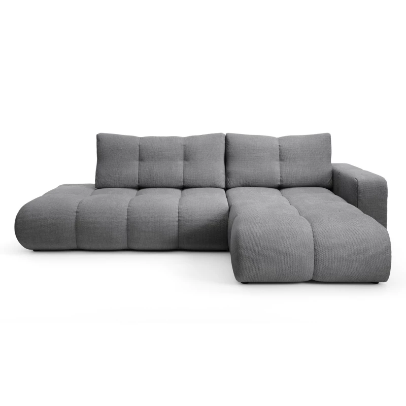 Schlafsofa mit Stauraum TRURO 1 - grau 1, rechte Ecke