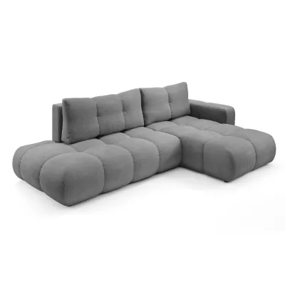 Schlafsofa mit Stauraum TRURO 1 - grau 1, rechte Ecke