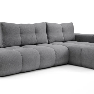 Schlafsofa mit Stauraum TRURO 1 - grau 1, rechte Ecke