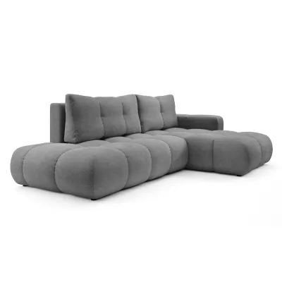 Schlafsofa mit Stauraum TRURO 1 - grau 1, rechte Ecke