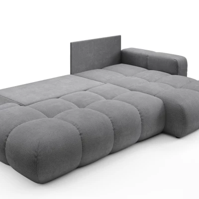 Schlafsofa mit Stauraum TRURO 1 - grau 1, rechte Ecke