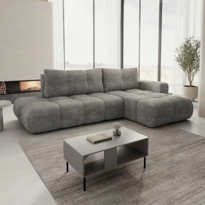 Schlafsofa mit Stauraum TRURO 1 - grau 1, rechte Ecke