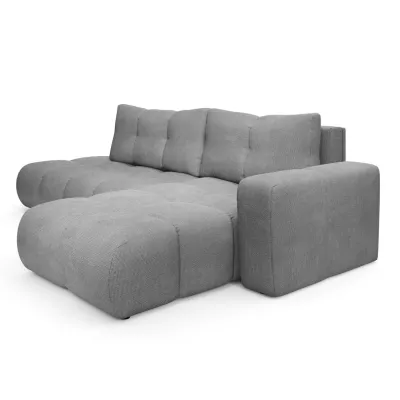 Schlafsofa mit Stauraum TRURO 1 - grau 1, rechte Ecke