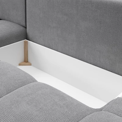 Schlafsofa mit Stauraum TRURO 1 - grau 1, rechte Ecke