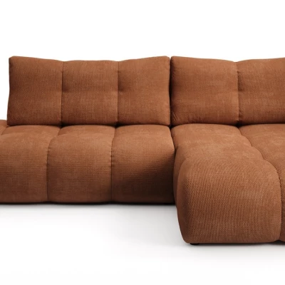 Schlafsofa mit Stauraum TRURO 1 - Ziegelstein, rechte Ecke