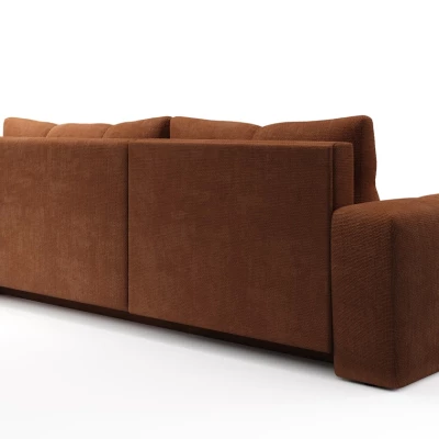 Schlafsofa mit Stauraum TRURO 1 - Ziegelstein, rechte Ecke