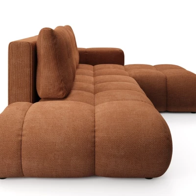 Schlafsofa mit Stauraum TRURO 1 - Ziegelstein, rechte Ecke