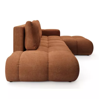 Schlafsofa mit Stauraum TRURO 1 - Ziegelstein, rechte Ecke