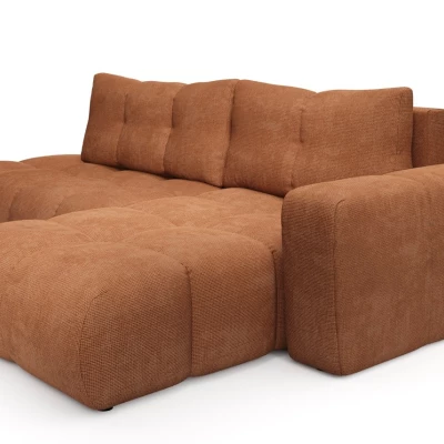 Schlafsofa mit Stauraum TRURO 1 - Ziegelstein, rechte Ecke
