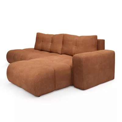 Schlafsofa mit Stauraum TRURO 1 - Ziegelstein, rechte Ecke