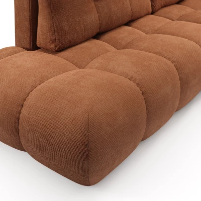 Schlafsofa mit Stauraum TRURO 1 - Ziegelstein, rechte Ecke