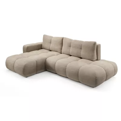 Schlafsofa mit Stauraum TRURO 1 – beige, linke Ecke